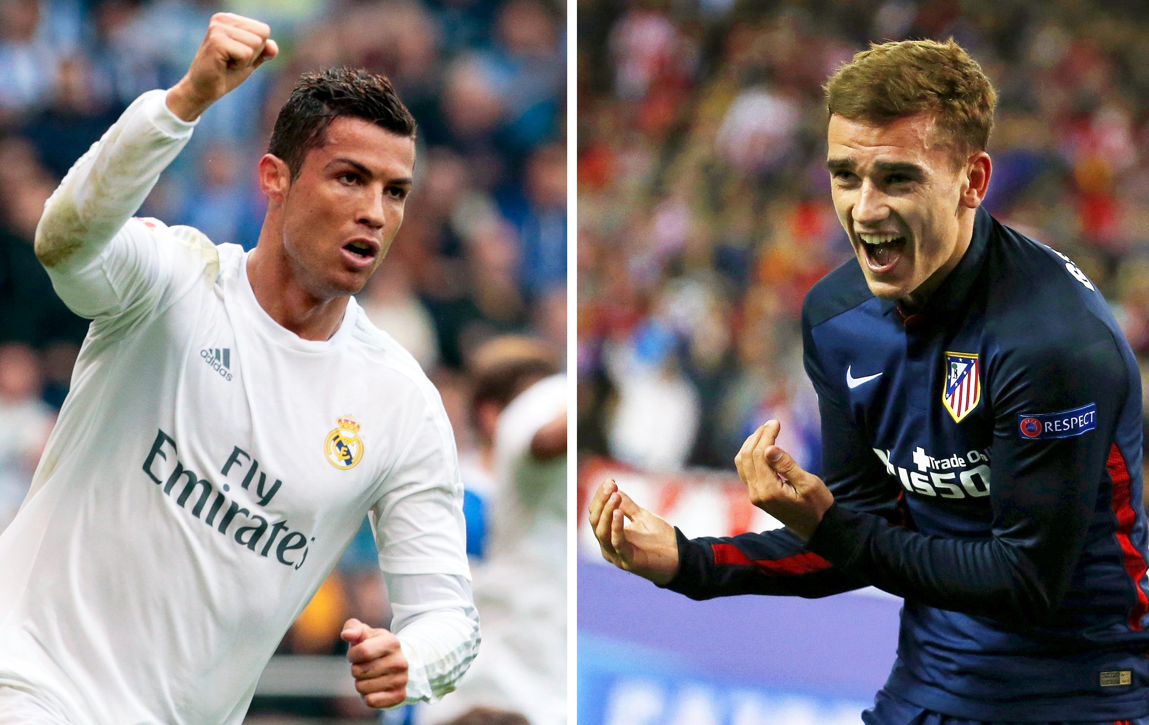 Pertarungan si nomor 7: Ronaldo vs Griezmann di final Euro 2016