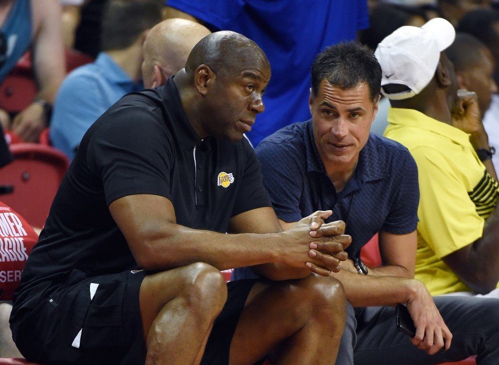 Magic Johnson blasts Lakers GM after shock exit