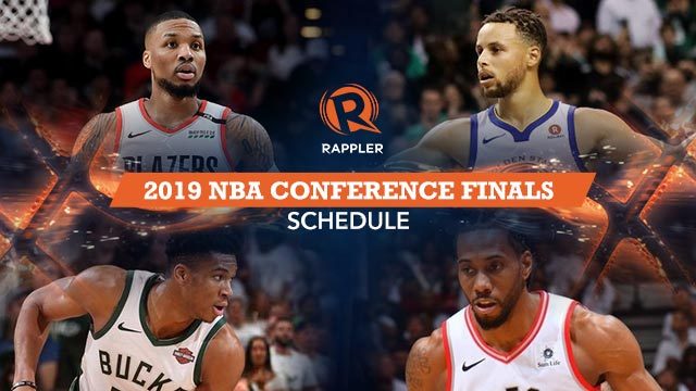 GAME SCHEDULE: NBA Western and Eastern Conference finals 2019