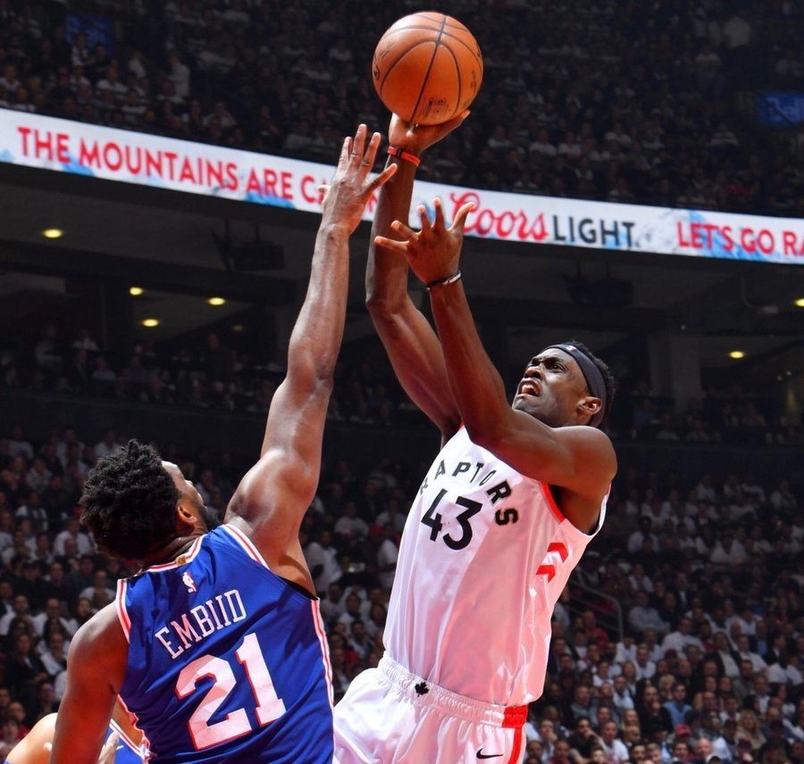 Raptors bulldoze Sixers by 36 for 3-2 series lead