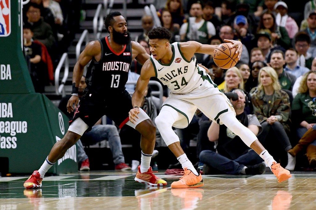 Giannis, Harden in NBA team of the year, but no LeBron