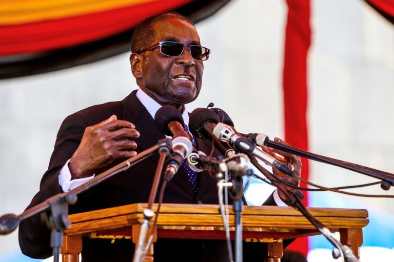 Mugabe fights back after Zimbabwe protests