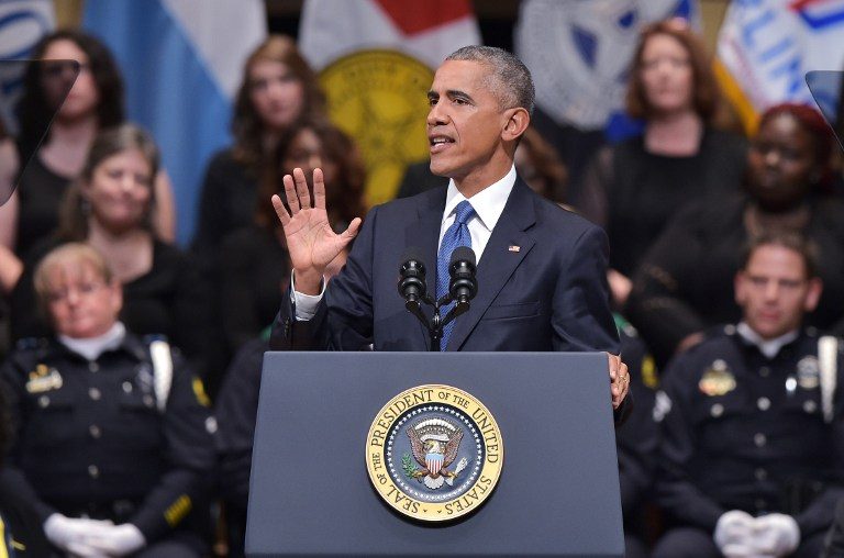 Obama makes call for unity at Dallas memorial