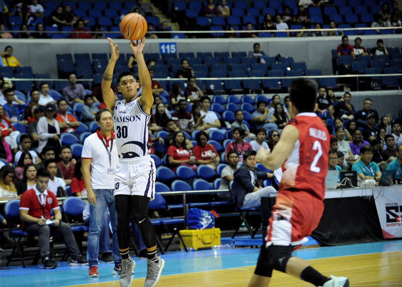 Soaring Falcons earn first double-digit win against Red Warriors