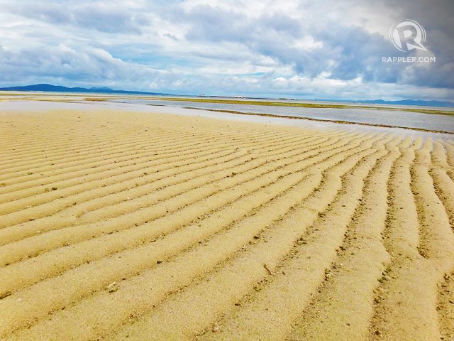 SHAPED BY THE WAVES.  What makes Cagbalete’s sand expanse especially beautiful is its sand ridges. Photo by Rhea Claire Madarang   