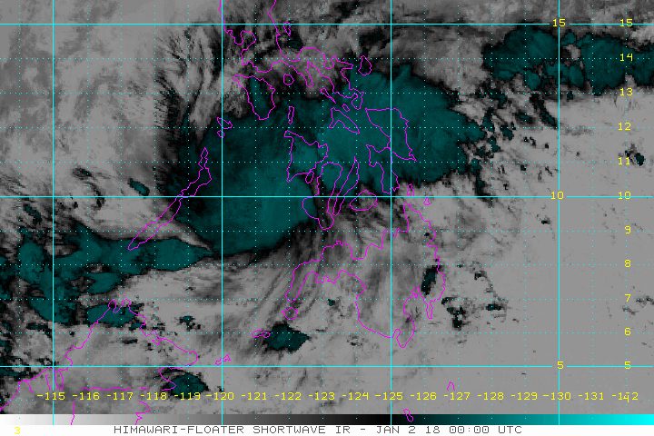 Tropical Depression Agaton moves over Negros Oriental