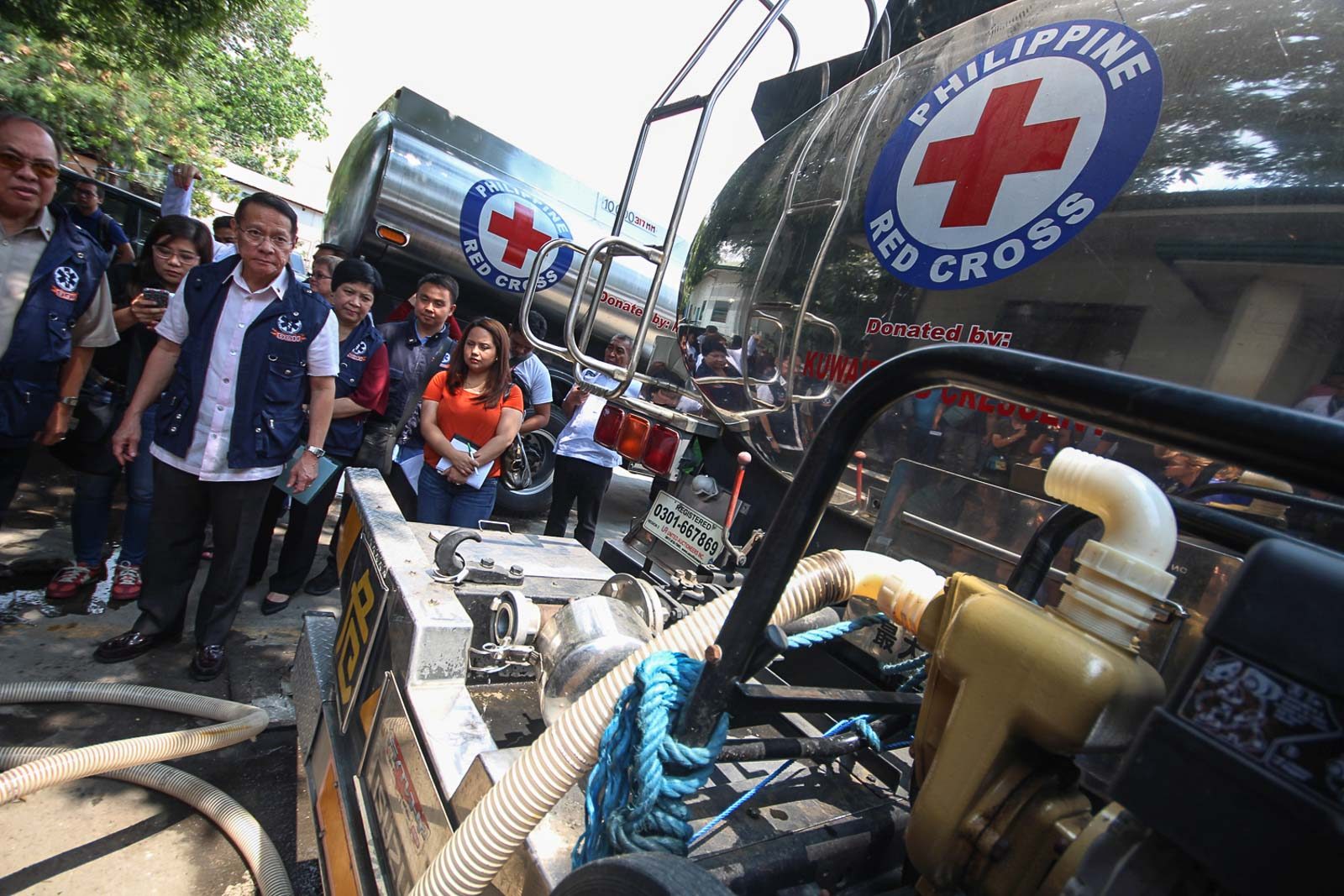 Red Cross sends water tanks to Rizal Medical Center in Pasig