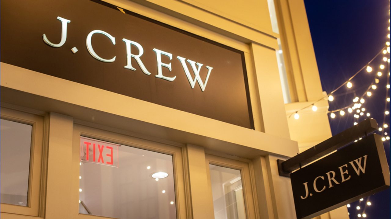 BANKRUPTCY. A J. Crew store in Los Angeles, California. Photo from Shutterstock 