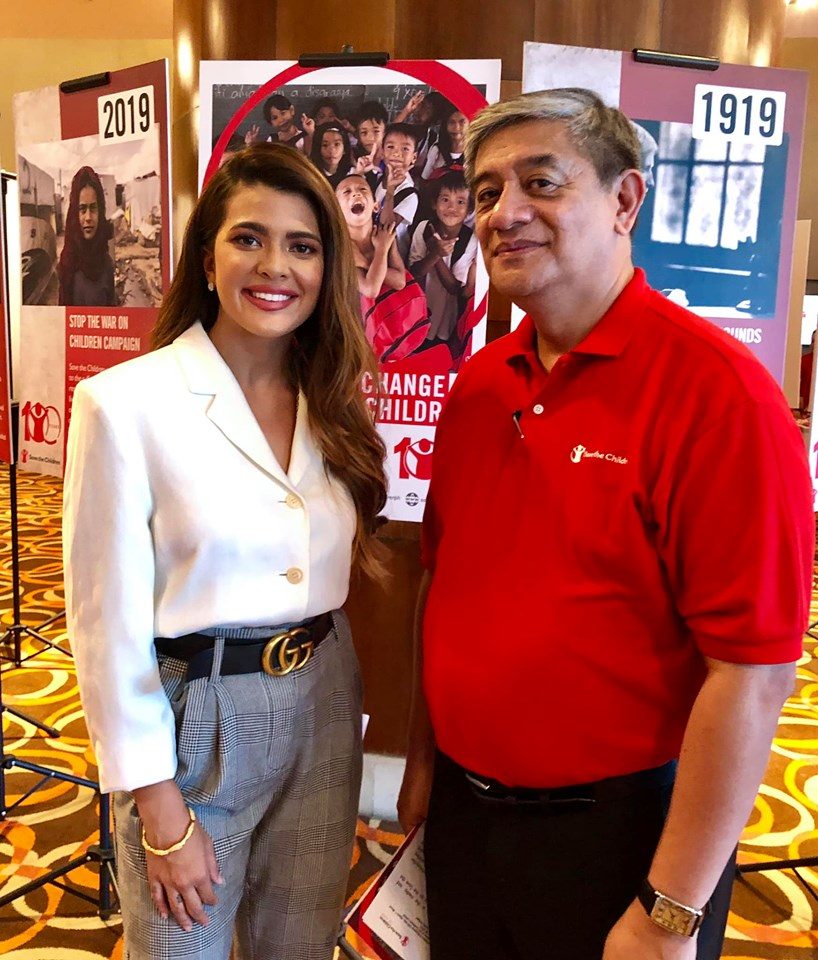Katarina Rodriguez, Save the Children Ambassador with Atty. Alfred Muyot, CEO of Save the Children Philippines 