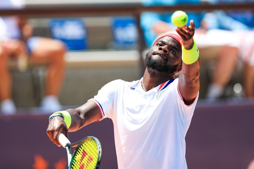 ANOTHER CASE. France Tiafoe says he tested negative as recently as last week. Photo by Carmen Mandato/Getty Images/AFP 