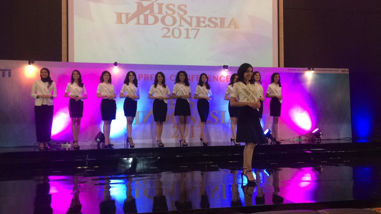 JATENG. Jawa Tengah diwakili oleh Grace Pranata dalam ajang 'Miss Indonesia 2017'. Foto oleh Sakinah Ummu Haniy/Rappler.com 