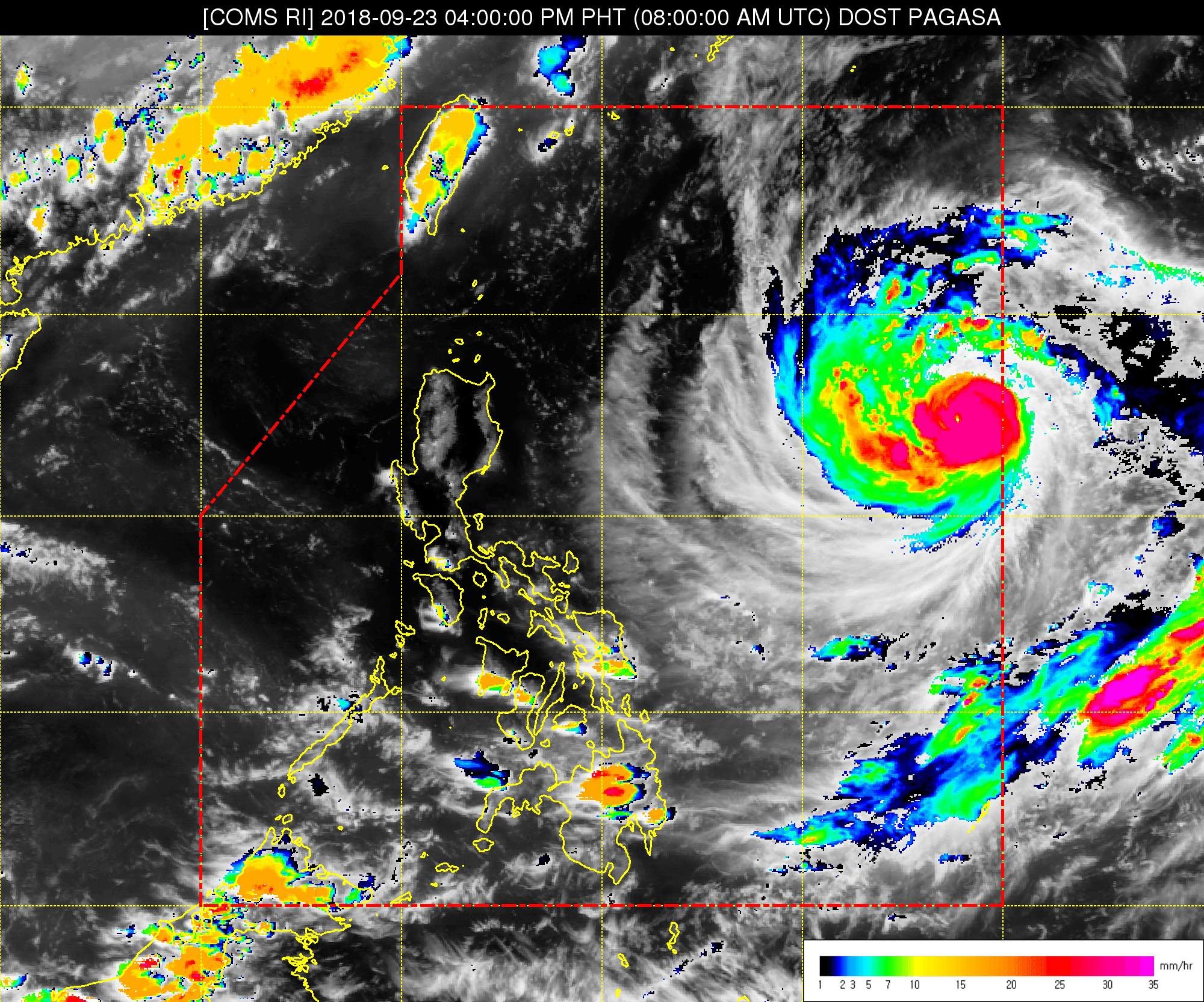 Typhoon Paeng now in PAR, landfall unlikely