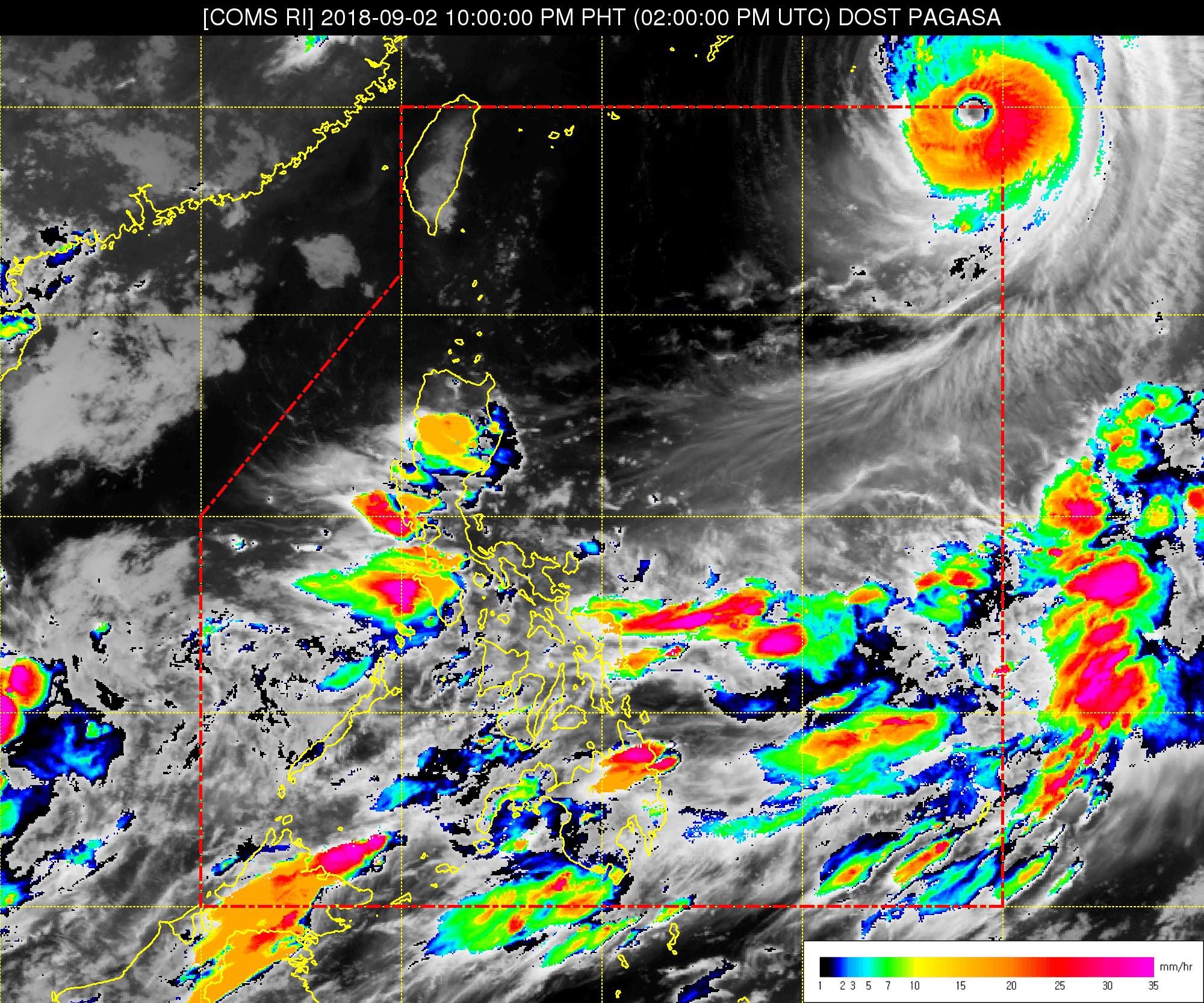 Typhoon Maymay set to exit just hours after entry