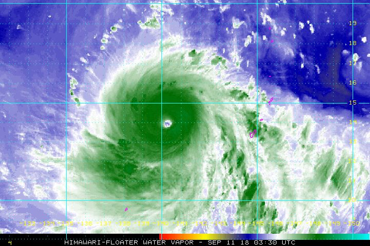 Typhoon Mangkhut strengthens again outside PAR