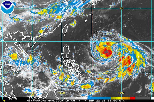 Trami becomes severe tropical storm outside PAR
