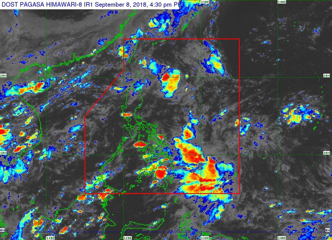 LPA, southwest monsoon affecting Northern Luzon