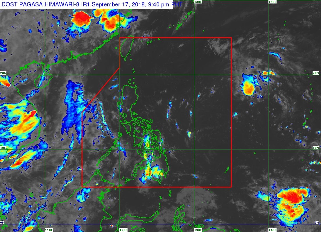Easterlies to trigger rain in parts of PH on September 18