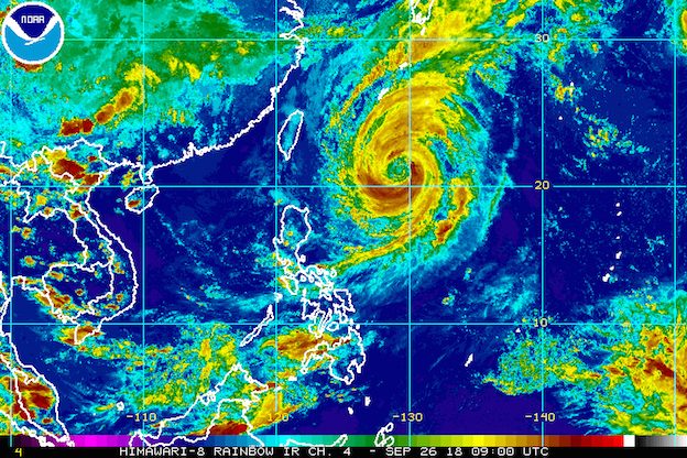 Typhoon Paeng causing rough seas; monsoon to bring rain