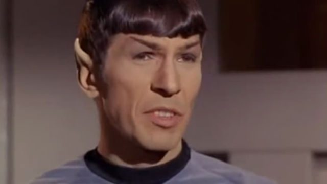 SPOCK. He was half-human and half-Vulcan. Screengrab from YouTube 