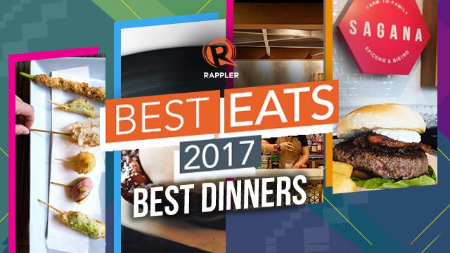 RAPPLER BEST EATS 2017: A year in dinners