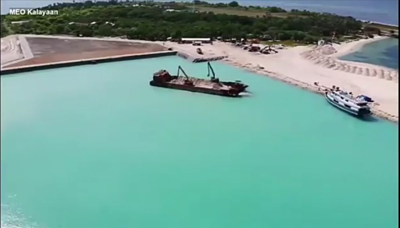 LOOK: New harbor on Pag-asa Island