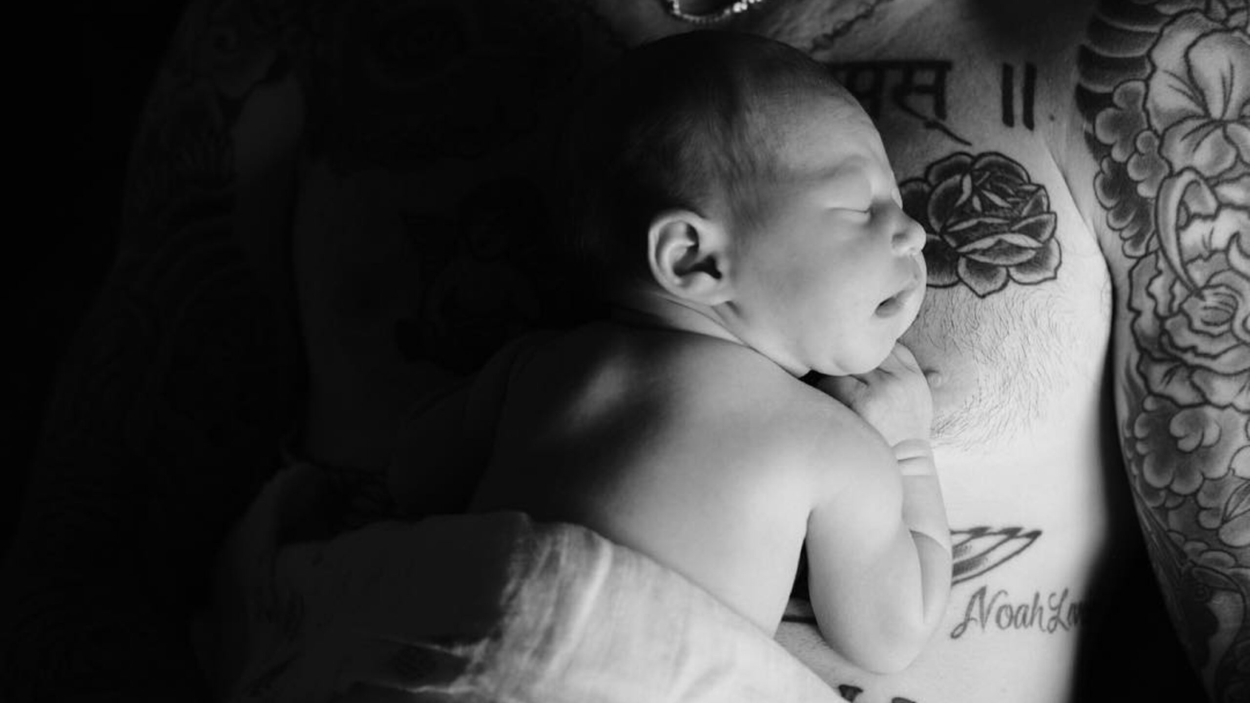 LOOK: Adam Levine, Behati Prinsloo share first photo of baby Dusty Rose