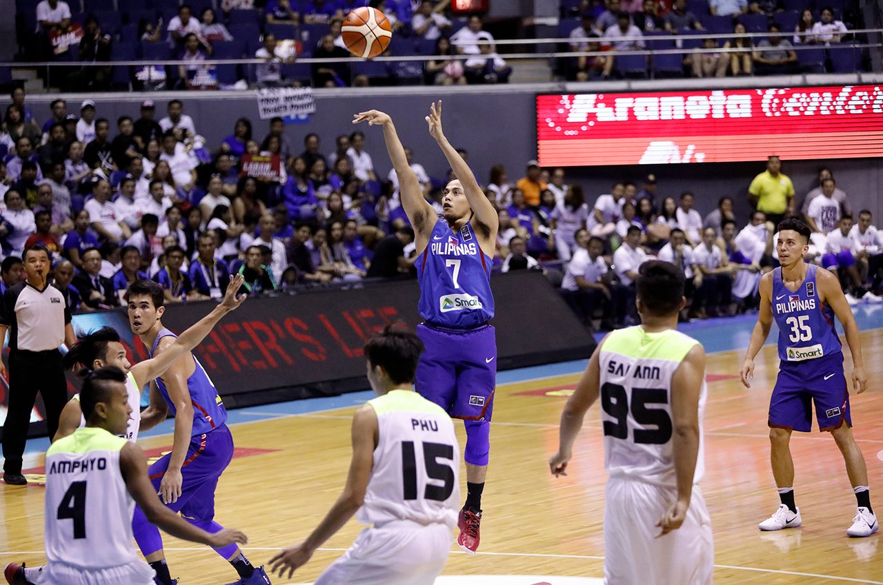 Terrence Romeo fires a jumper. Photo by PBA Images  