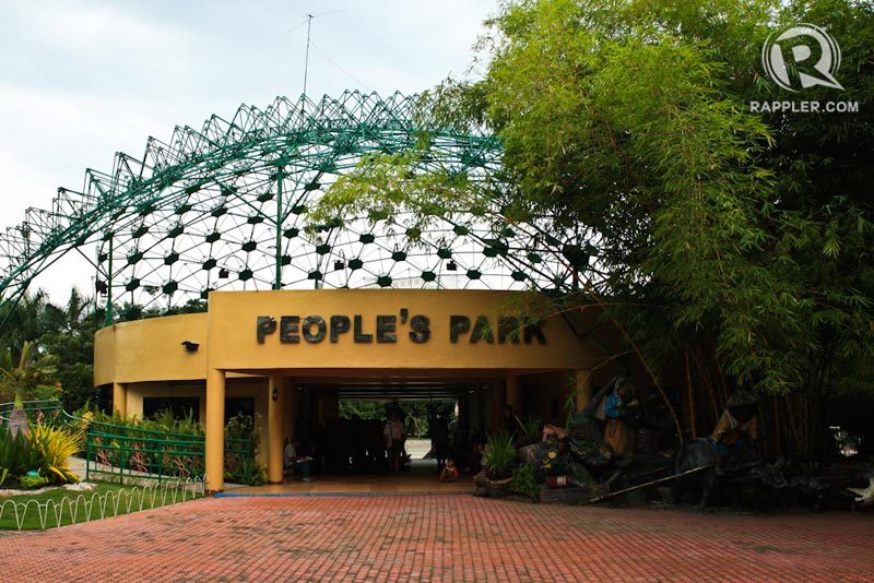 PEOPLE'S PARK. A durian-shaped dome inside the park. Photo by Glen Santillan