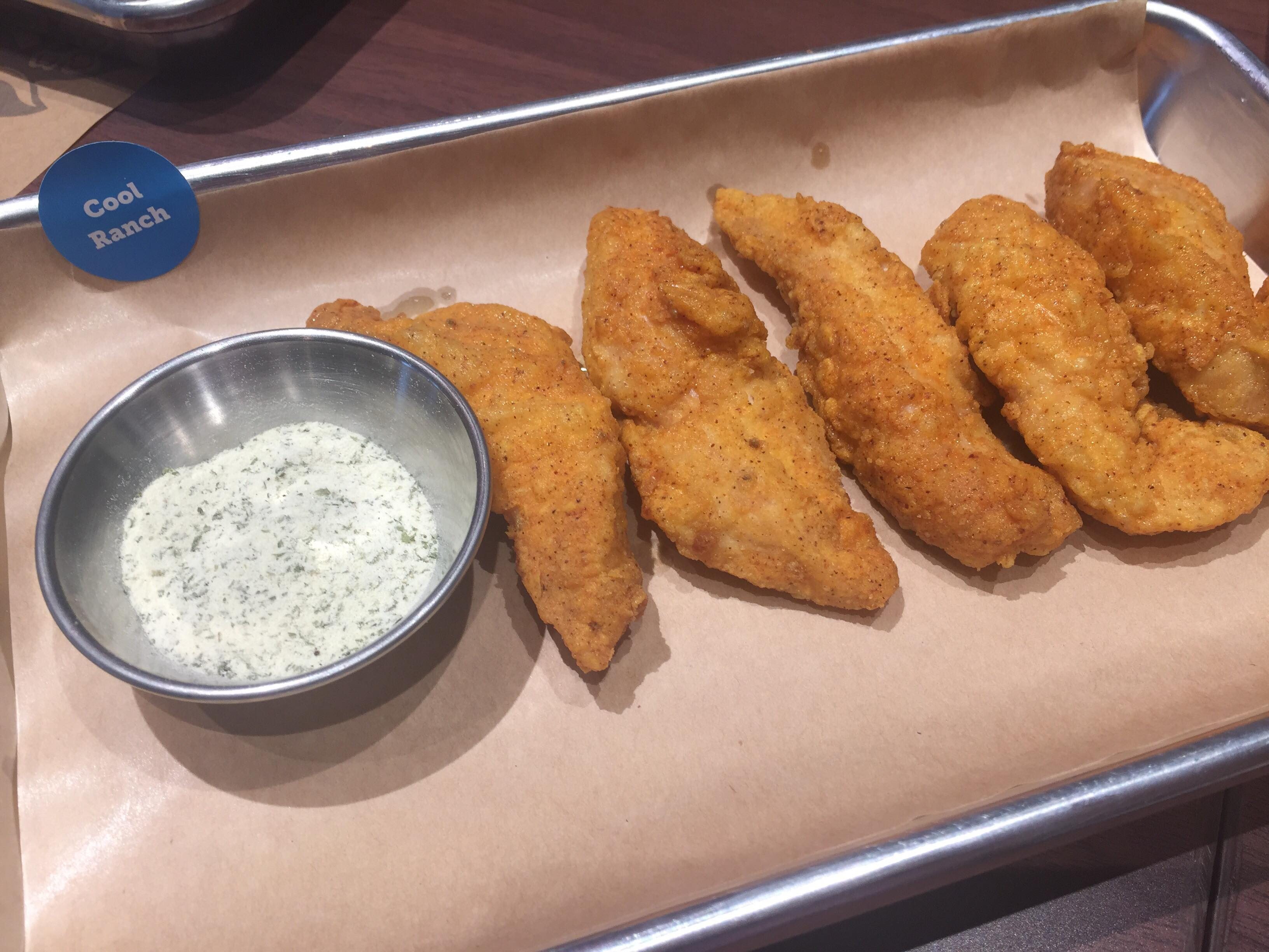 Chicken strips with cool ranch and lemon zinger P165. Photo by Nicole Limlengco/Rappler 
