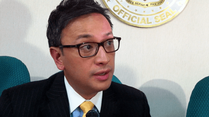 IN THE DARK. Prosecution spokesperson Miro Quimbo says the Ombudsman's order surprised him (file photo)
