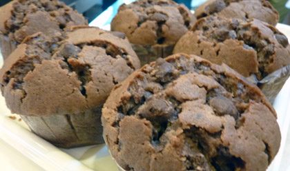 CHOCOLATE MUFFINS. They are sheer delight.