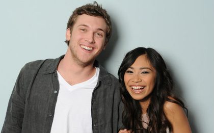 AND THE NEXT IDOL IS... American Idol Season 11 finalists Phillip Phillips and Jessica Sanchez. Photo courtesy of FOX Broadcasting.