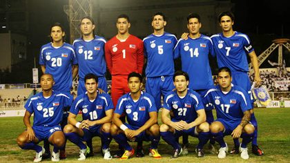 AZKALS ACCUSED. Players Lexton Moy (bottom row, first from left), and Angel Guirado (top row, second from left), are accused of sexual harrasment by former POC official Cristy Ramos. February 29, 2012. Emil Sarmiento.