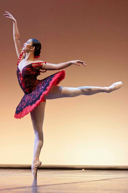 GRACE. The winning form of Candice Adea. Photo by Sakari Viika / Helsinki International Ballet Competition