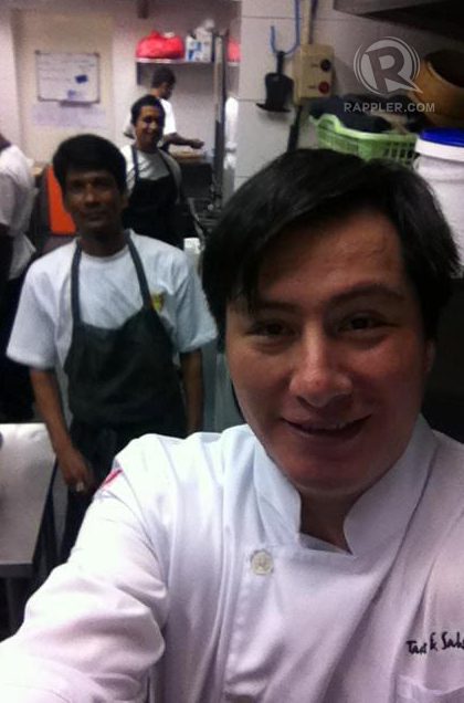 LIGHT MOMENTS. Chef Jorge Bernal captures a moment inside his kitchen in Kuala Lumpur, Malaysia. Photo from Corinna Lopa