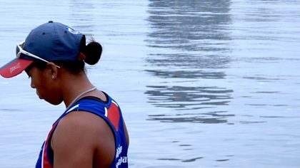 A member of the Philippine Dragon Boat Team that competed in Tampa. August 9, 2011. Taken by Den Victoria.