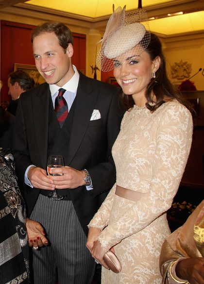 IT WAS THE QUEEN'S week, but they still turned heads. Prince William and Duchess Kate looking ever so elegant.