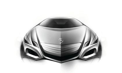 CONCEPT. Drawn for the E-class series, courtesy of Mercedes-Benz.