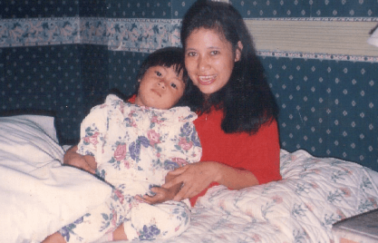 A LITTLE GIRL ASKS. Childhood was a long time ago, and Ferlyn Ramirez had been carrying heartache from then, fixing it with her mom now. Photo from Ferlyn Ramirez