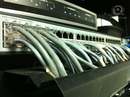 Network cables.