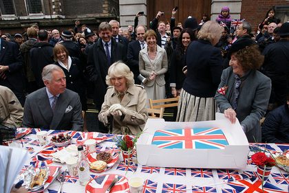 The Prince of Wales and The Duchess of Cornwall visit Piccadilly in London and join members of the public for a Big Jubilee Lunch. Photo courtesy of www.princeofwales.gov.uk 