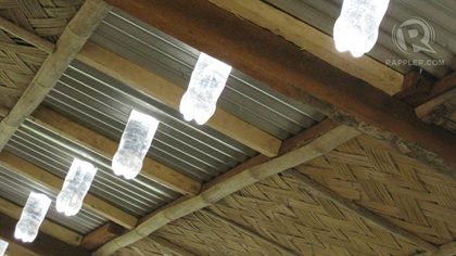 Solar lights at Maia, which they also have in Bahay Kalipay.