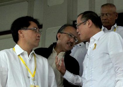 BUDDIES. Roland Llamas with President Aquino. Malacañang Photo. 