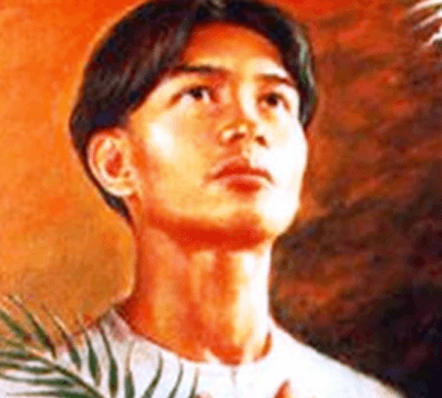 YOUTH MODEL. Blessed Pedro Calungsod, seen in this artist's rendition, is considered a model for the youth.