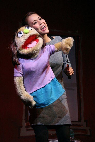 SINGING FOREVER. Performing in Tony-award-winning musical, 'Avenue Q.'