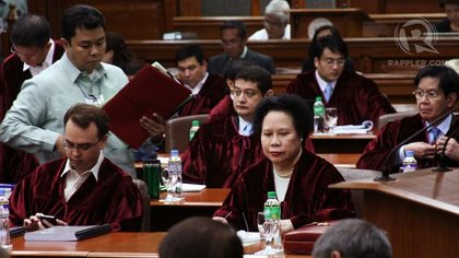 CLOSED OR OPEN BOOKS? The Senate will decide on requests to subpoena bank and Supreme Court records. Photo by Emil Sarmiento.  