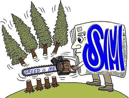 SM mencabut pohon di Baguio, memicu protes
