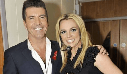 IT'S A DEAL! Simon Cowell and Britney Spears are now co-judges and mentors. Photo from ronireports.com