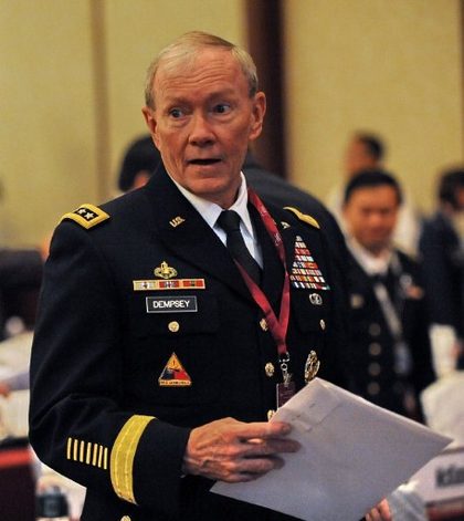 GENERAL. U.S. General Martin Dempsey, the chairman of the Joint Chiefs of Staff, attended a plenary session at the International Institute for Strategic Studies (IISS) 11th Asia Security Summit in Singapore on June 2, 2012 before visiting the Philippines on June 3 to 4. Photo from AFP
