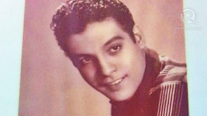 IDOL FOREVER. A photo of the deceased Fernando Poe Jr. in his younger years is kept dearly by Santos in his store.